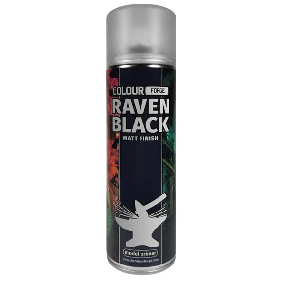 Colour Forge Spray: Raven Black (500ml)