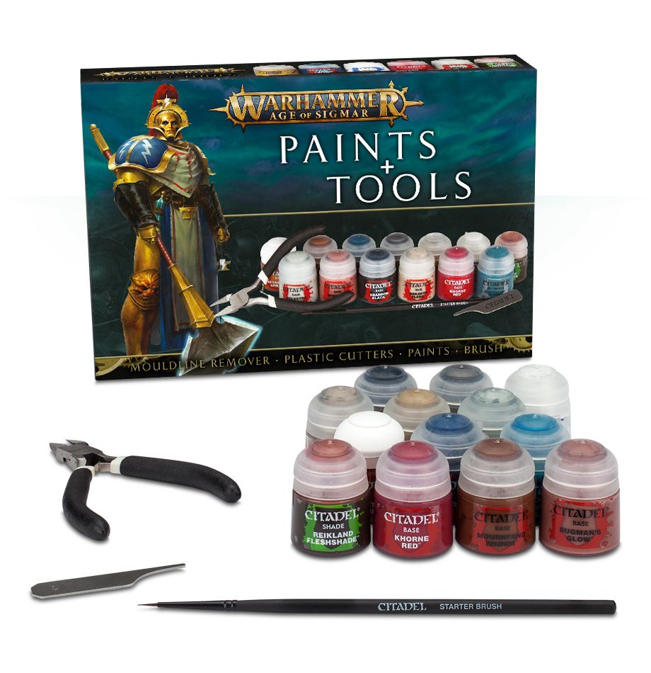 Warhammer Age of Sigmar Paints & Tools Set